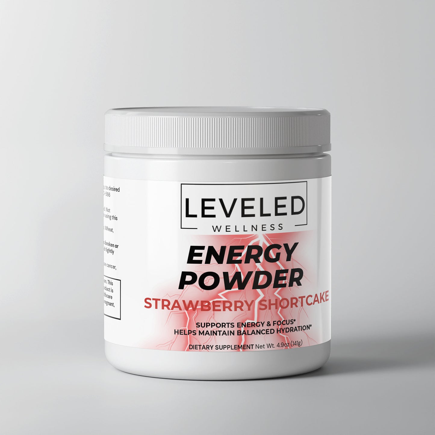 Energy Powder (Strawberry Shortcake)