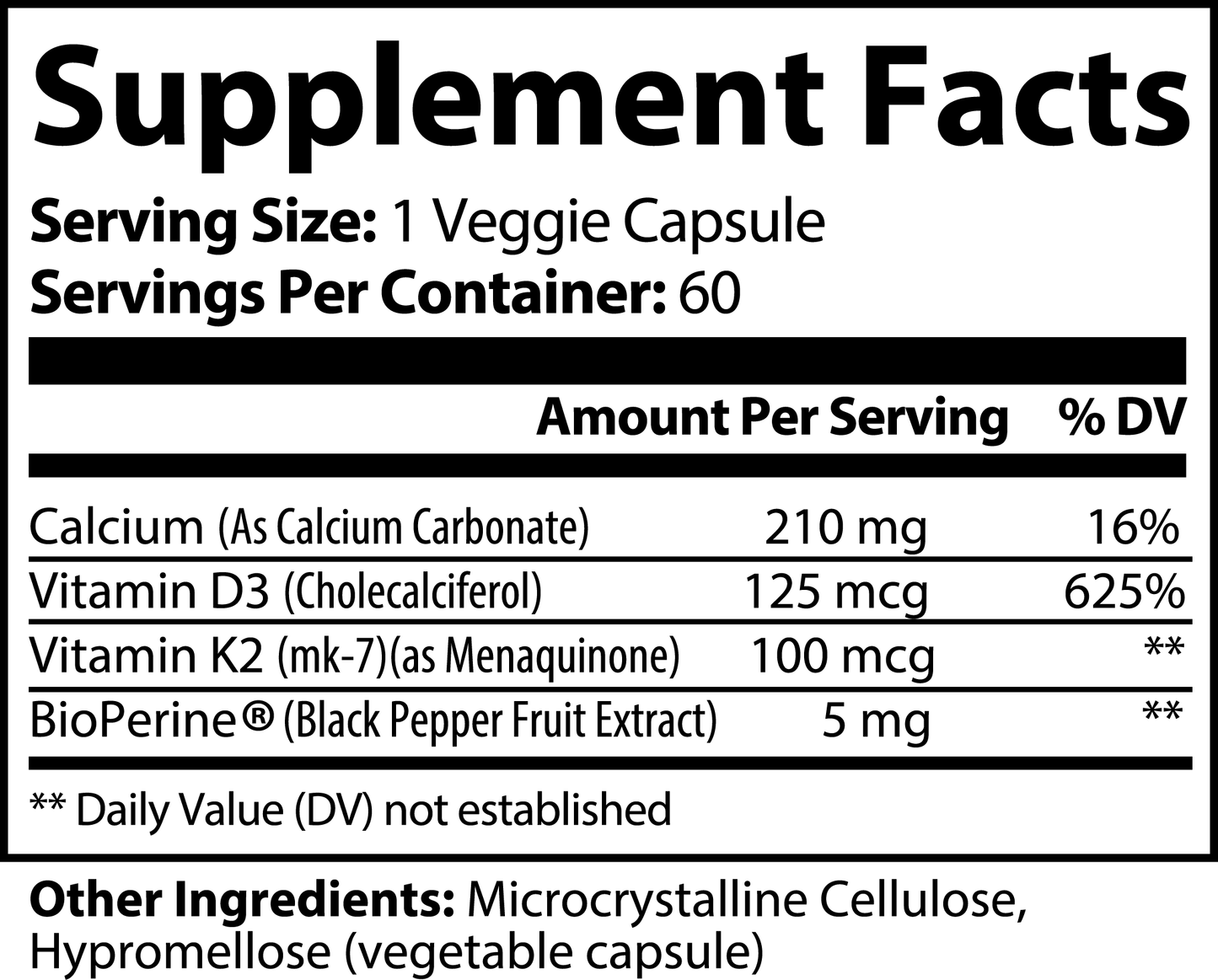 Vitamin K2 +D3